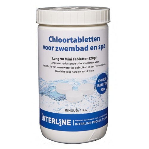 Interline Chloortabletten (20grams) 1KG Interline Chloortabletten (20grams) 1KG